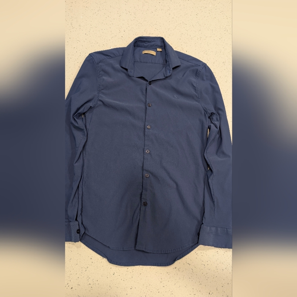 Burberry Men's Blue Shirt